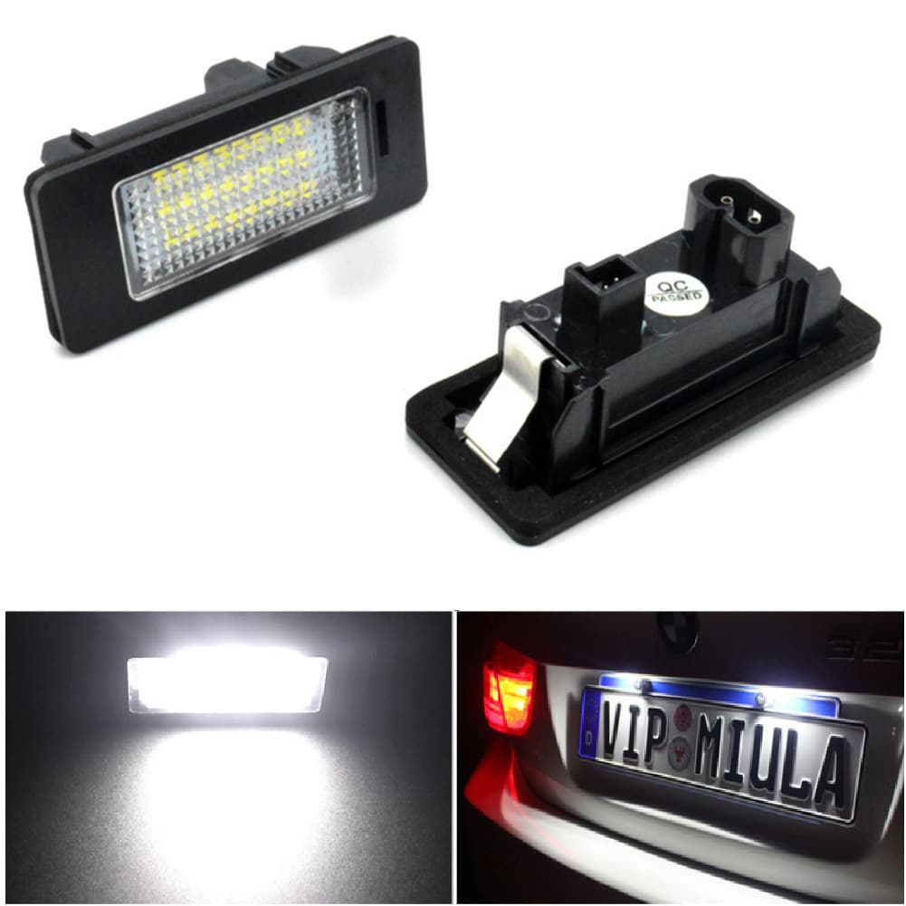 BMW License Lamp Special Car LED License Plate Light for BMW E90 E39/E82 High Power Long Life Auto Parts Accessories