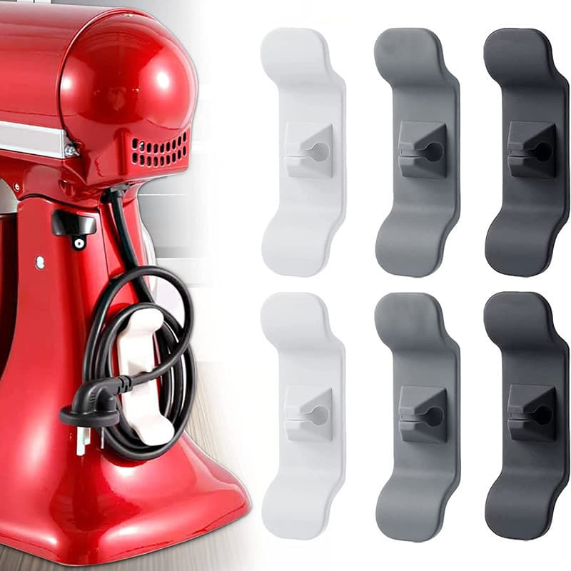 Kitchen cord wrapper the cord wrapper soft cord storage fixed hub Cord Organizer