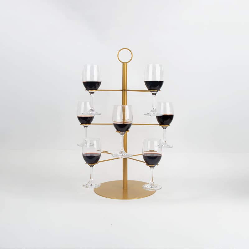 Cross-border cocktail tree, red wine glass rack, iron storage rack, creative home furnishings, wedding decoration, goblet rack