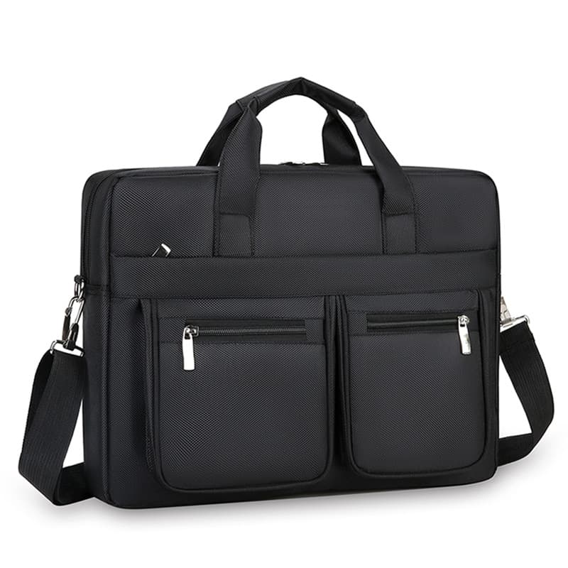 Factory Direct Men's Large Capacity Briefcase for Business Trips, Laptop Bag, Handheld Travel Bag, Durable Business Bag