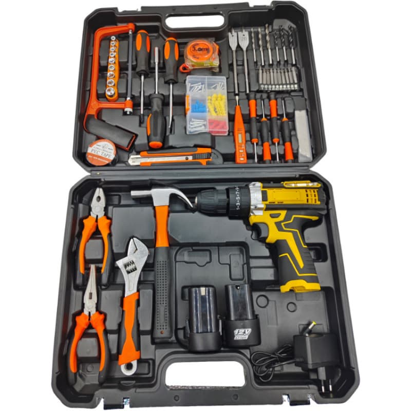 Cross-border Multifunctional Hand Drill Lithium Battery Electric Drill Cordless Drill Electric Screwdriver Power Tool