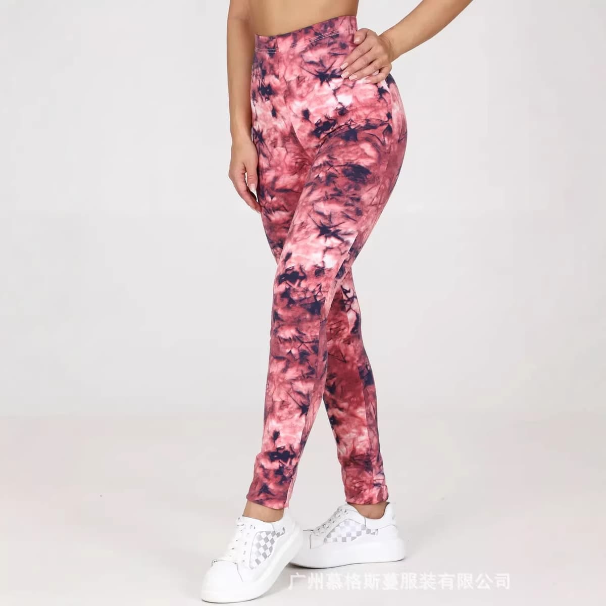 Cross-border foreign trade women's clothing tight-fitting slimming sexy geometric pattern digital printed trousers yoga pants