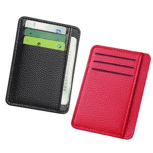 Ultra-Thin Open-Top Solid Color Card Holder for Women, Compact and Exquisite, Large Capacity, Multi-Slot Student Women's Short Wallet