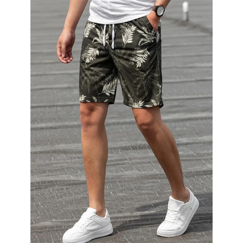 Men's Beach Shorts, Swim Trunks, Quick-Dry Anti-Embarrassment Shorts, Waterproof Loose Fit for Hot Springs and Beach