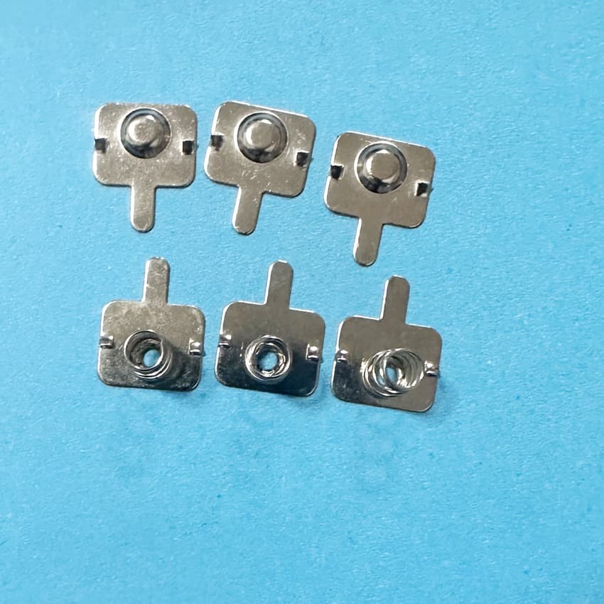 No.5/No.7 battery spring plate manufacturer, No.5 AA positive/negative 11*12 hardware stamped spring plates