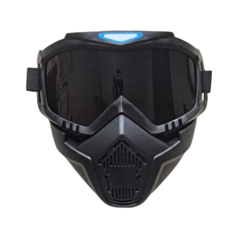 Full-face protective mask for welders, anti-glare mask for cyclists, dustproof, windproof, anti-fog goggles, waterproof bullets for live-action CS games.