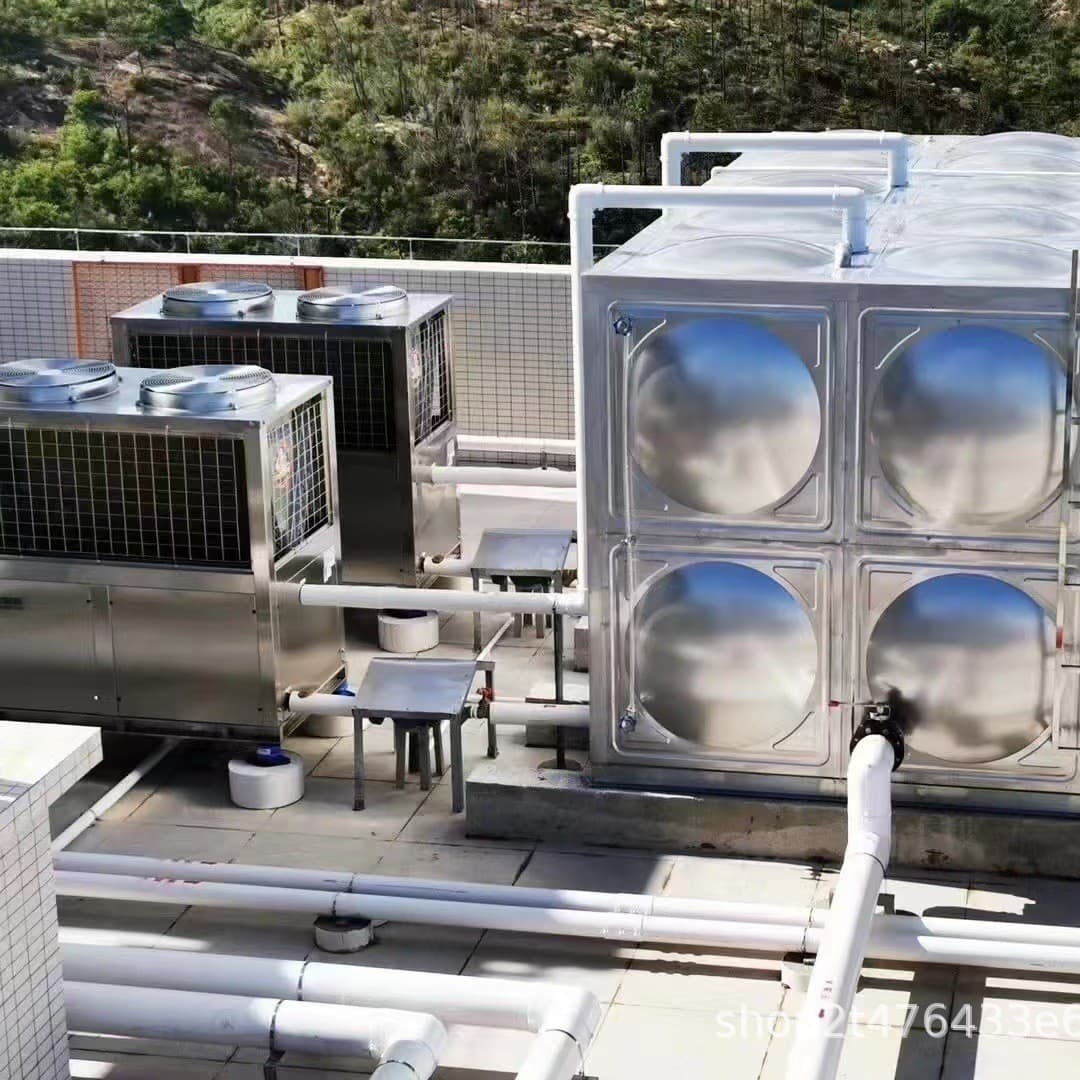 Air Source Heat Pump Water Heater for Home and Commercial Use, Hotel Hot Water System, Construction Site and School Engineering