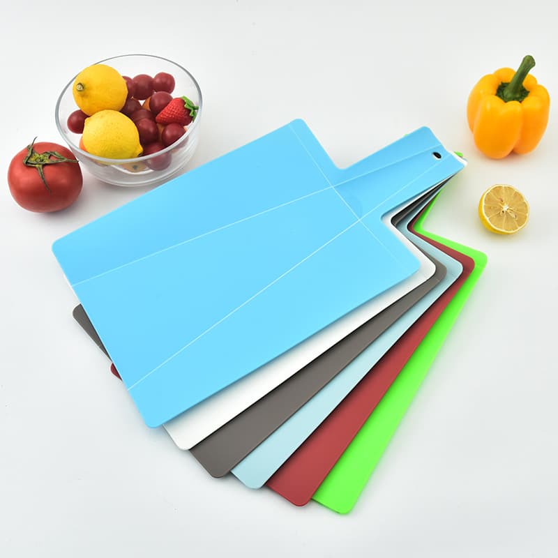 Folding plastic cutting board creative folding fruit cutting board household vegetable cutting board outdoor picnic portable cutting board