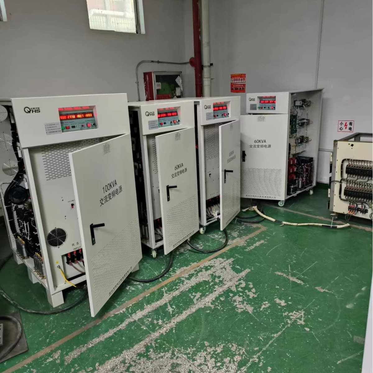 Ouyang Huasi Three-phase 60KVA Frequency Conversion Power Supply shipped, input 480V 60HZ, output 380V 50HZ