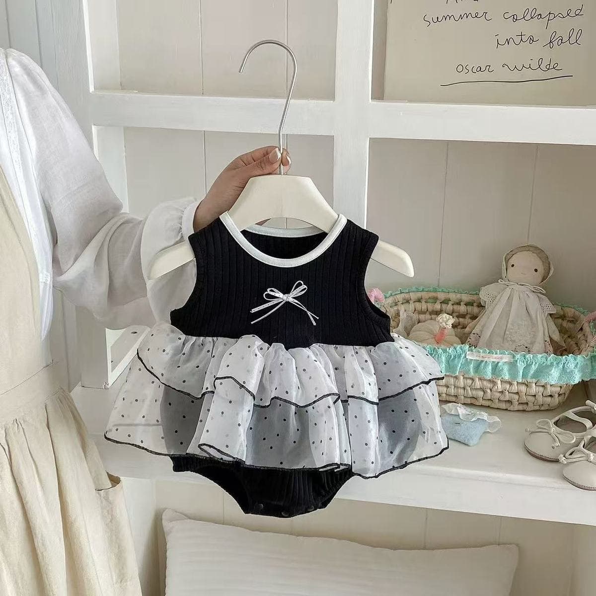 Summer Korean style hip skirt for girls, Korean style bud vest skirt, baby girl summer dress, fluffy skirt, fashionable little black dress