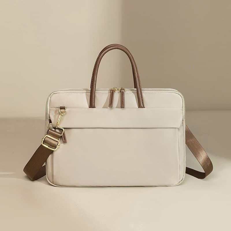 16-Inch Laptop Bag for Women 2026 New Casual Fashion Commuter Handbag Solid Color Business Briefcase