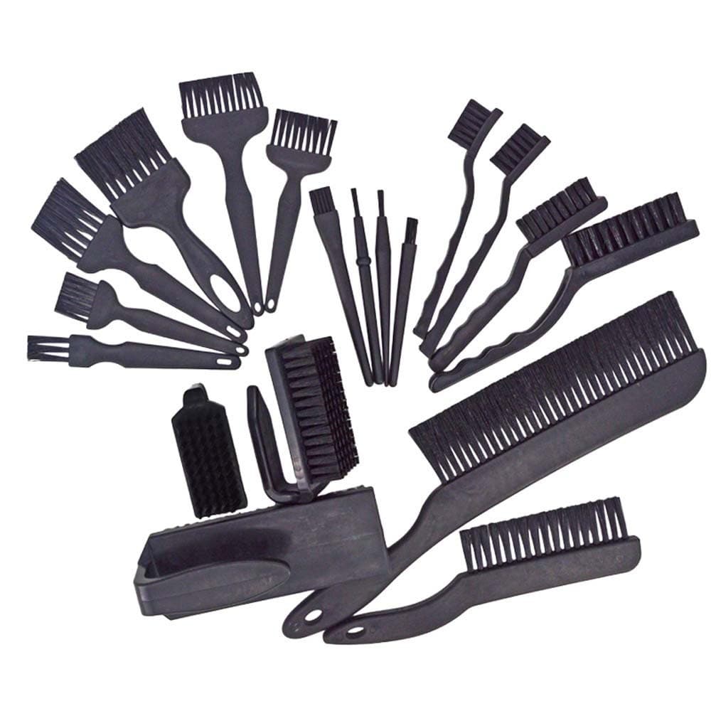 Anti-Static Brush Industrial Circuit Board Cleaning Black Anti-Static ESD Crank Toothbrush Shape U-Shaped Round Handle Brush