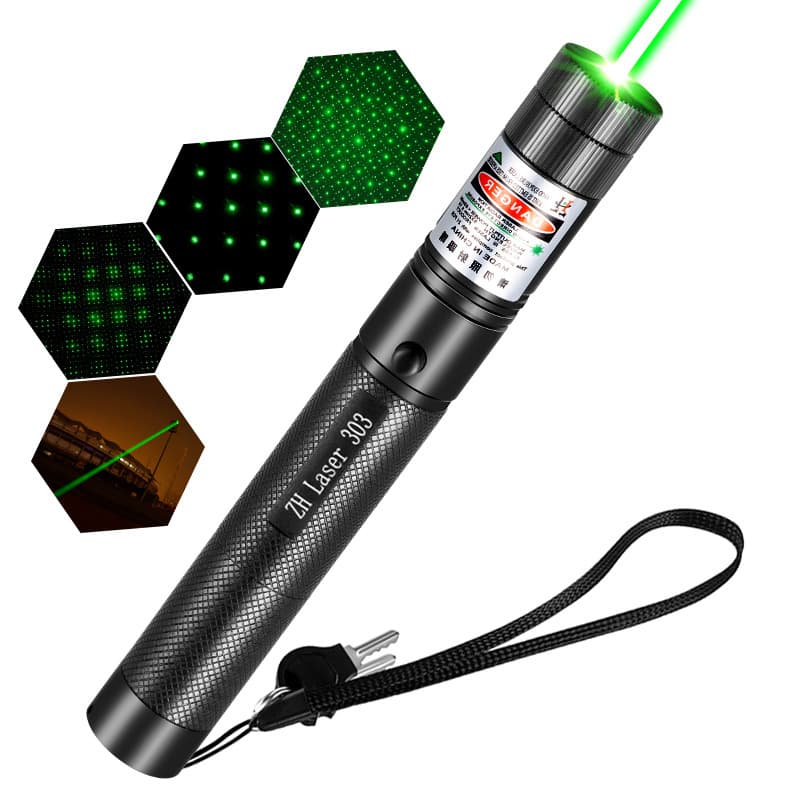Rechargeable Green Laser Pointer Long-Range High-Power Infrared Sand Table Pointer Green Bright Flashlight Laser Pen