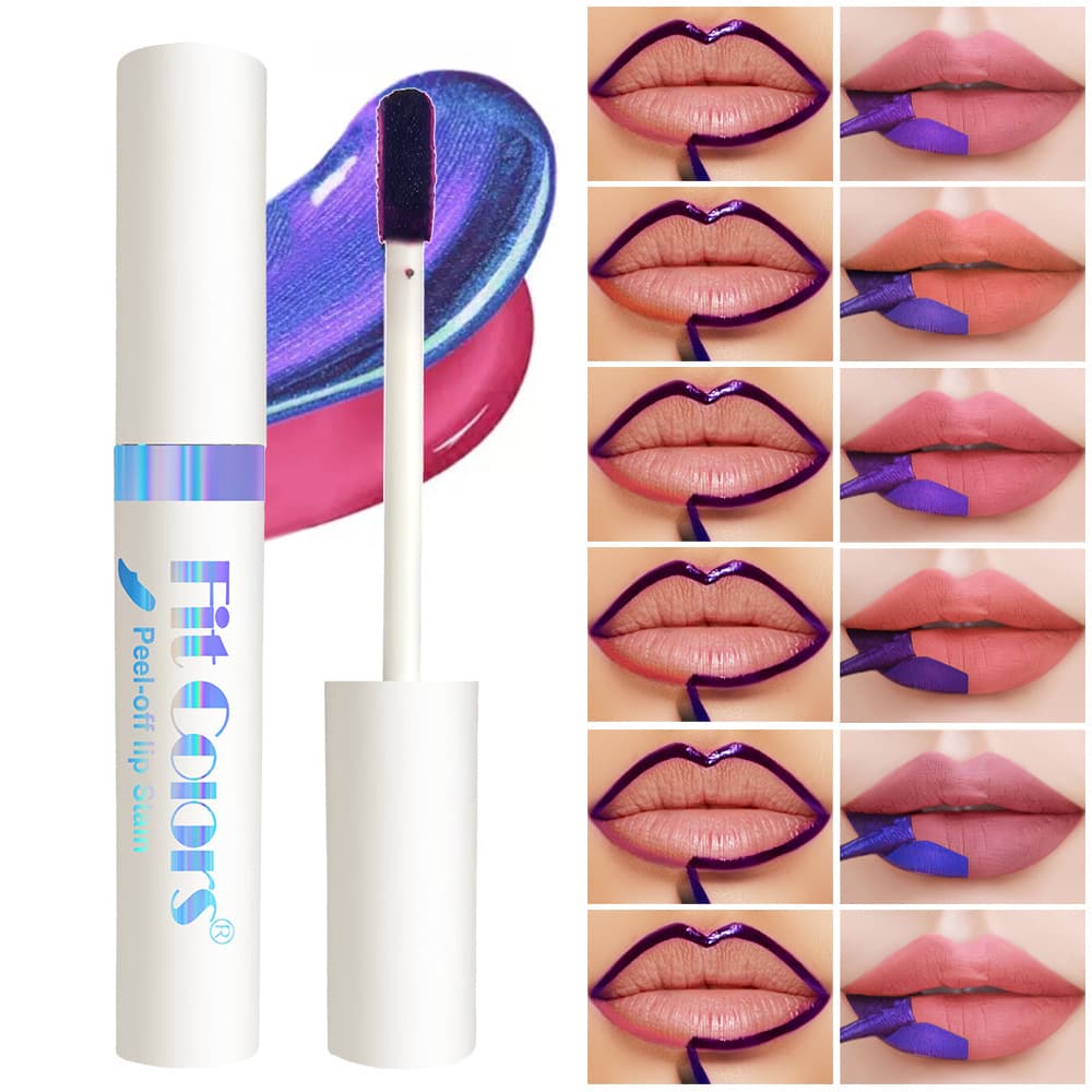 Beauty cross-border Fit Colors peel-off matte lip gloss, long-lasting, good color, natural matte, not easy to stain foreign trade
