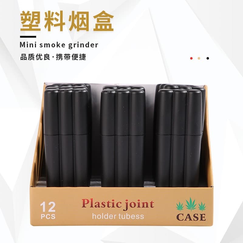 Cross-Border New Plastic Cigar Tube, Triple Cookies Cigar Storage Container with Moisture-Proof Seal