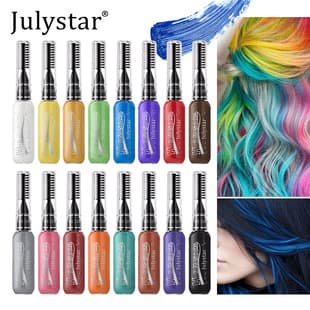 Cross-border Makeup Multi-color Mascara Stage Makeup Easy to Apply Party Long-lasting with Brush Mascara Stock Wholesale