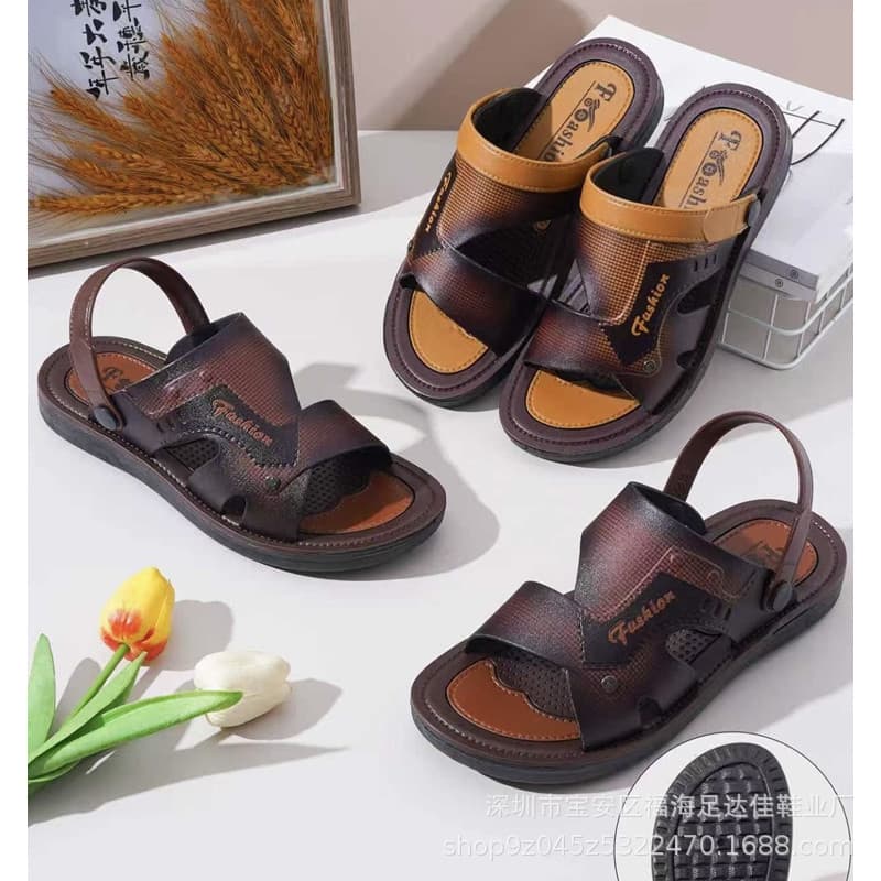 2026 men's non-slip beach sandals without soles, running street stalls, military sandals manufacturer wholesale
