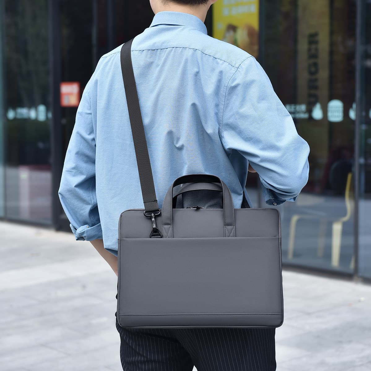 New Lightweight Laptop Bag 16-inch Waterproof Handbag 14-inch Computer Protective Case Shoulder Bag with Custom Logo