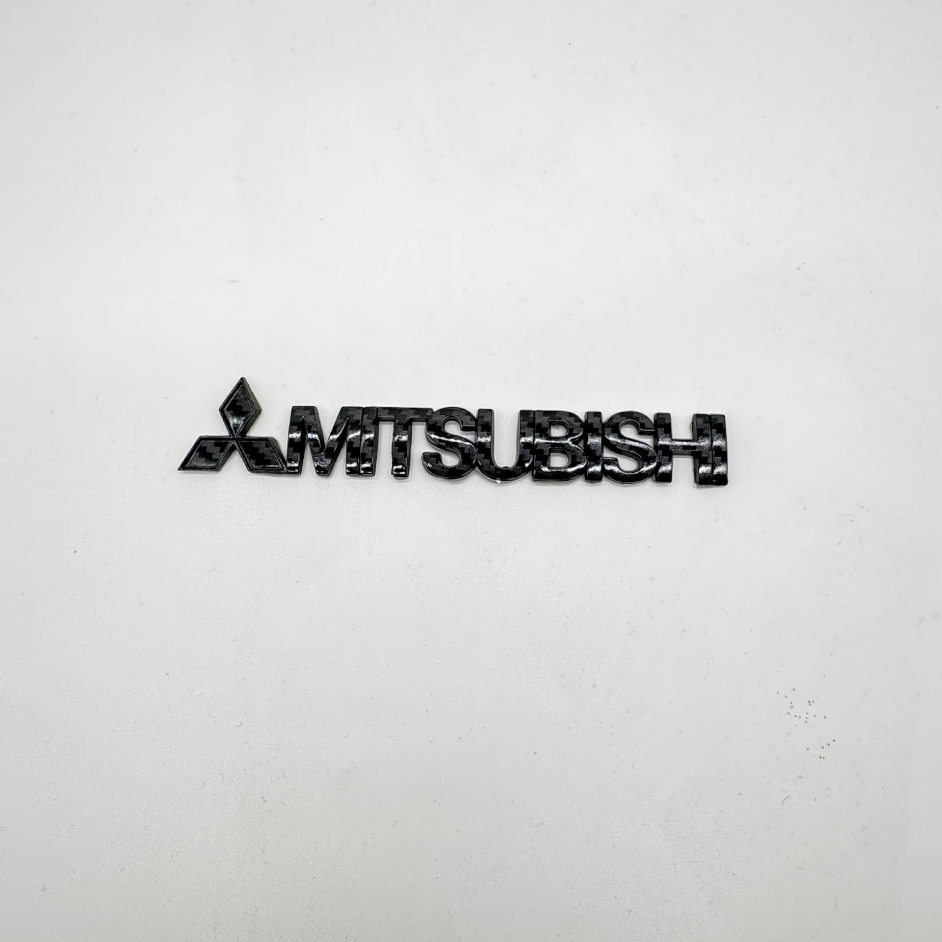 Full carbon fiber letter decal for Lingshuai Mitsubishi badge modification, Lancer trunk emblem, Lingyue, Lingzhi, Yishen