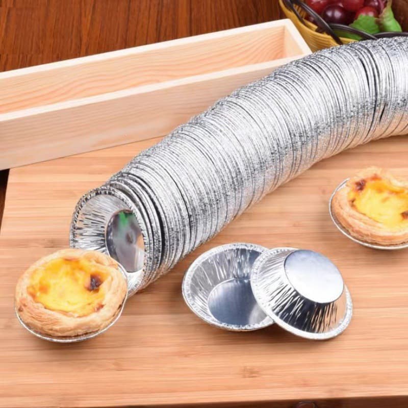 Aluminum foil egg tart mold, high temperature resistant, household aluminum foil egg tart mold, direct supply of egg tart crust