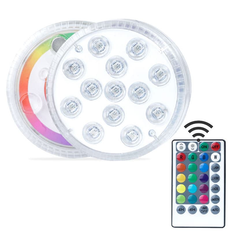 Swimming pool light LED13 light magnetic remote control diving light fish tank light fountain light bathtub light hookah light underwater light