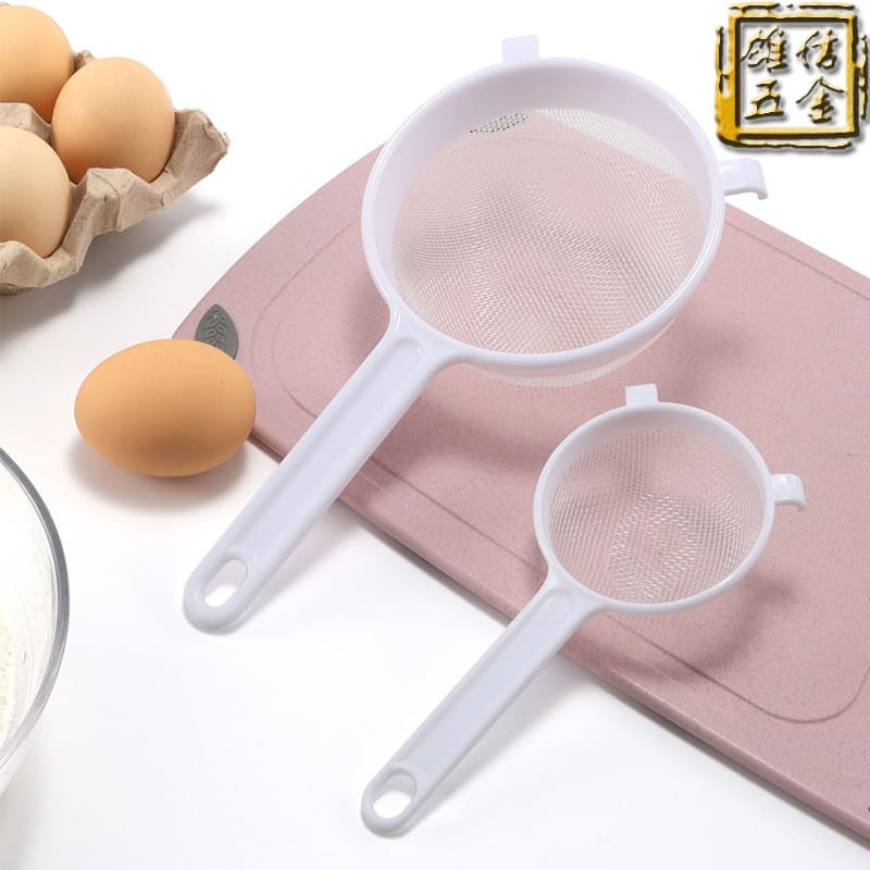 Plastic Fine Mesh Sieve Tea Leaf Juice Strainer Soy Milk Filter Nut Milk Sieve Kitchen Cooking Utensils Daily Use