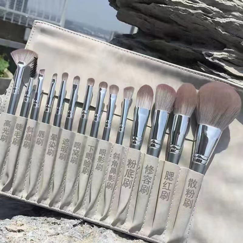 Beginner Makeup Brush Set Ultra Soft Cheek Blush Powder Eyeshadow Brushes Full Beauty Brushes for Ordinary People