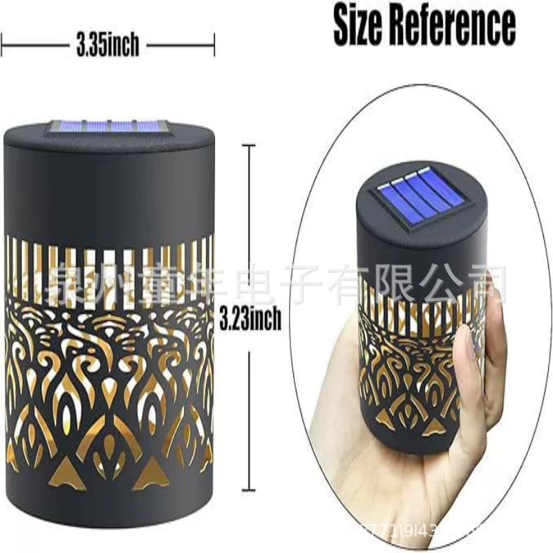 Best-selling Solar Outdoor Wall Light Projection Lamp Mandala Colorful Light Fantasy Wall Light
