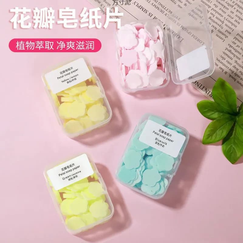 Disposable Hand Soap Sheets Antibacterial Cleaning Home Travel Portable Hand Soap Sheets Hand Wash