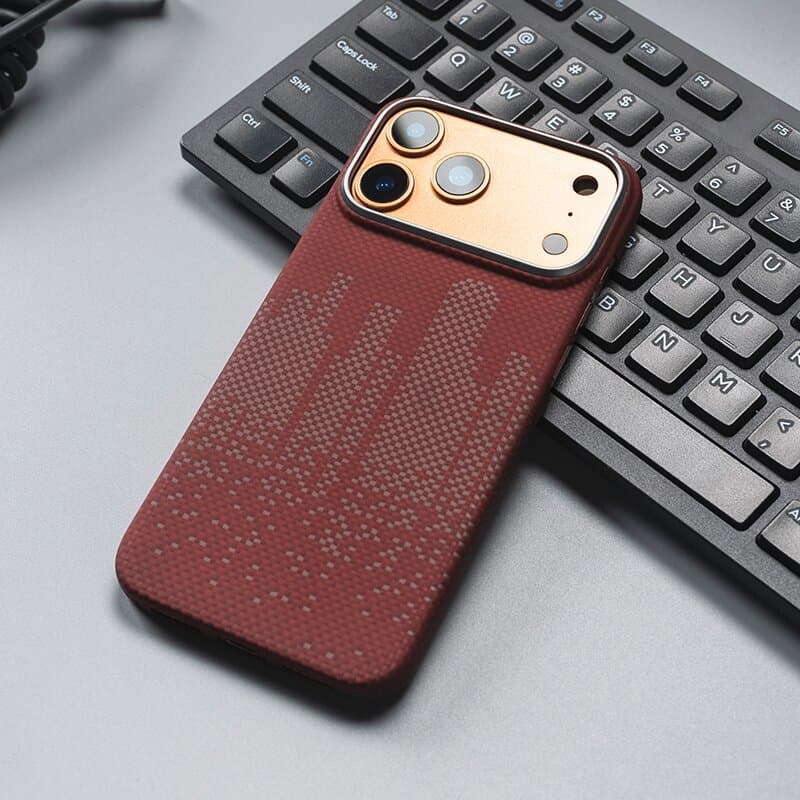 Suitable for 17Pro mobile phone case new 17ProMax Kevlar all-inclusive ultra-thin scratch-resistant Magsafe new product