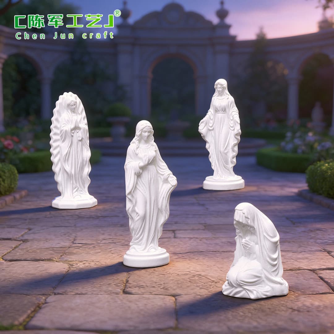 New Cross-border Western Figurine Statue Resin Craft, Miniature Landscape DIY Decoration Desktop Ornament