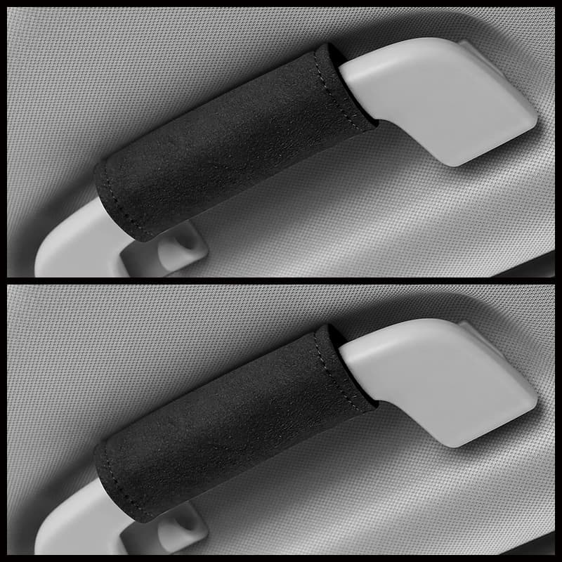 Car Handle Protective Cover Door Handle Protector Roof Grab Handle Cover Car Interior Accessories Decoration Set