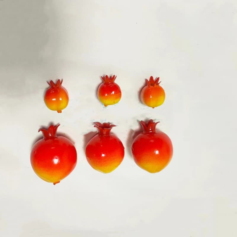 Simulated fruit and vegetable models, fake pomegranate models, model rooms, kitchen furnishings, window displays, food photography props