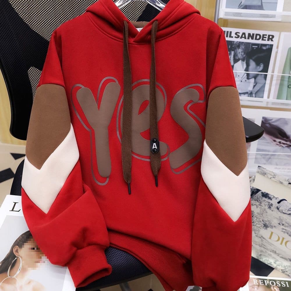 Warm Plus Size Winter New Thick Hoodie Women Mid-Length Top Fleece Lined Slimming Outerwear Fashion Trend