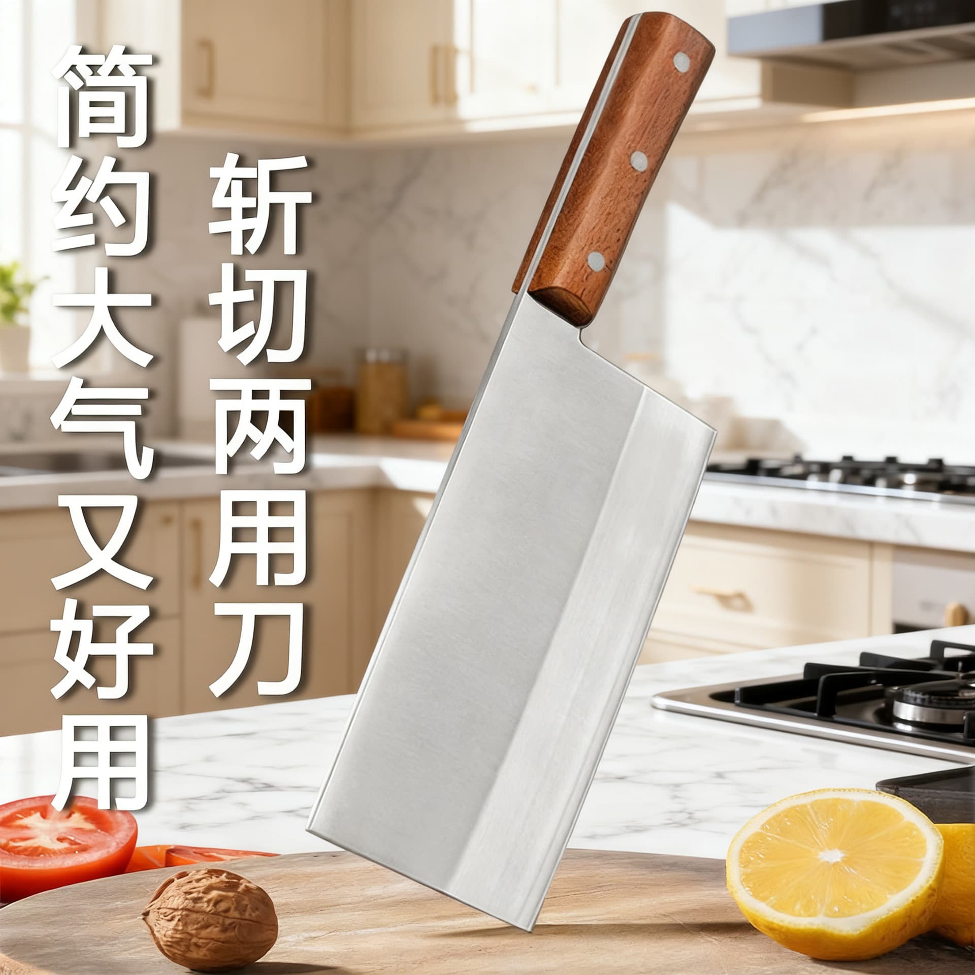 Stainless Steel Household Kitchen Knife, Forged Sharp Multi-Purpose Knife, Vegetable, Meat, and Slicing Tool, Chef-Only Knife Wholesale