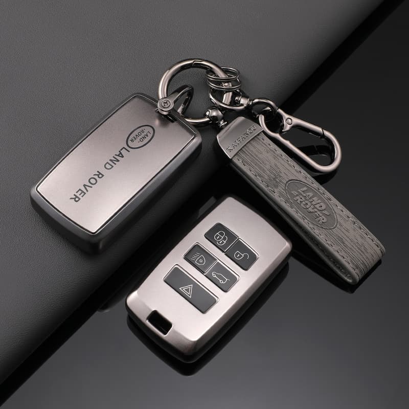 For Land Rover Range Rover Key Case Velar L Defender 110 High-End Sport/Discovery Gunmetal TPU Full Coverage Protective Shell