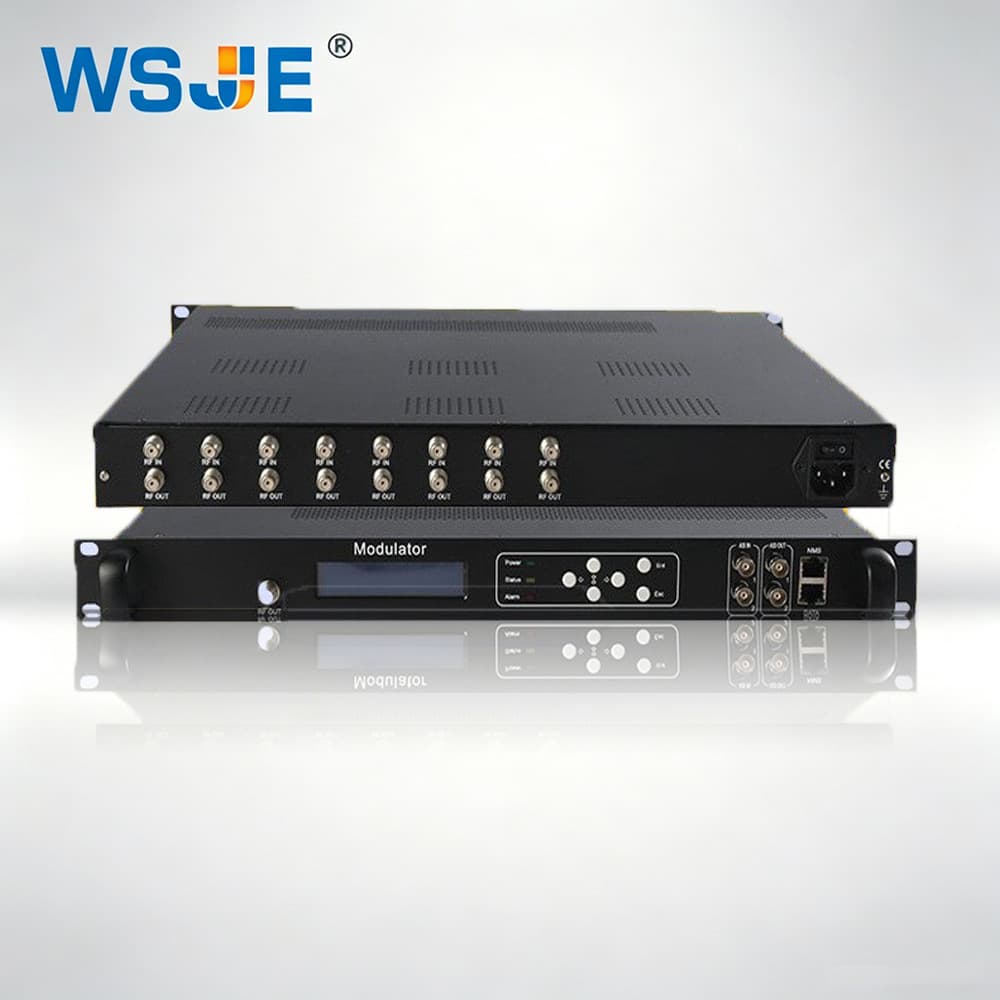 DVBS/S2 Digital Stream Receiver IRD Tuner TV System Headend Converter to DVBT DVBC