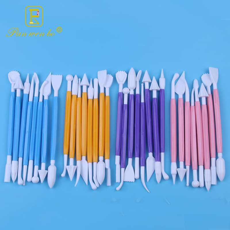 Ultra-Light Clay Color Clay DIY Embossing Tool Pottery Carving Knife 8-Piece Set Plastic Clay Sculpting Tool