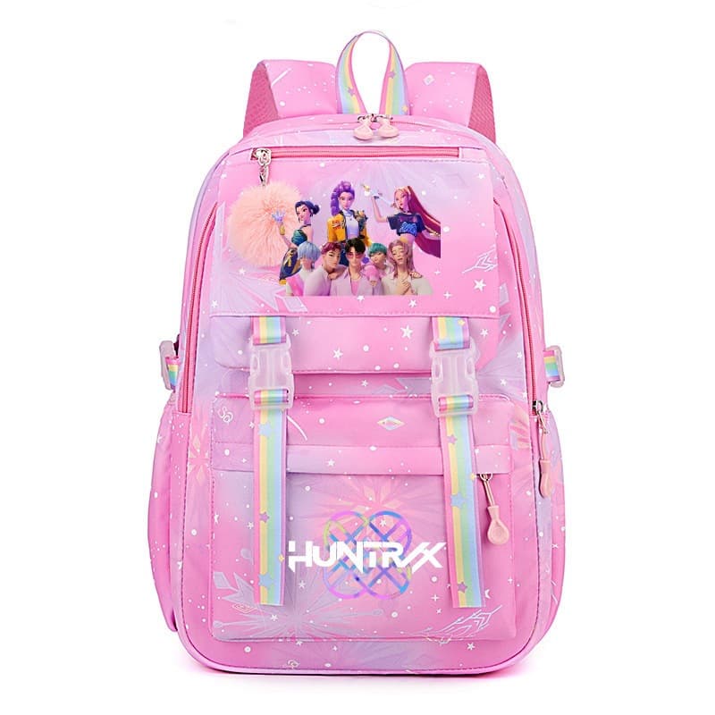 Amazon's New Demon Hunter Kpop Cartoon Print Backpack Student Girl Backpack Lightweight Cross-Border