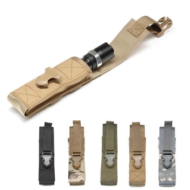 Flashlight bag multi-functional stick cover MP5 accessory bag Molle military fan tool bag factory direct sale spot camouflage