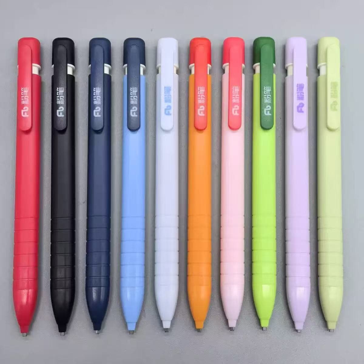 2B Exam Pencil with Printable LOGO, Retractable Pencil for Answer Sheets, Custom QR Code Printing, Wholesale Exam Supplies