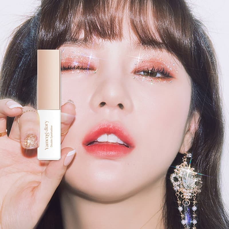 Dream Diary Shake Rotating Velvet Gradient Two-Color Eyeshadow Stick One Touch Two-Color Gradient Modifying Eyeshadow Pen