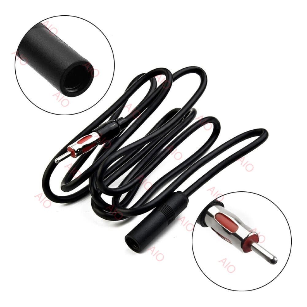 Universal lantern head male-to-female modified antenna car radio to enhance navigation signal