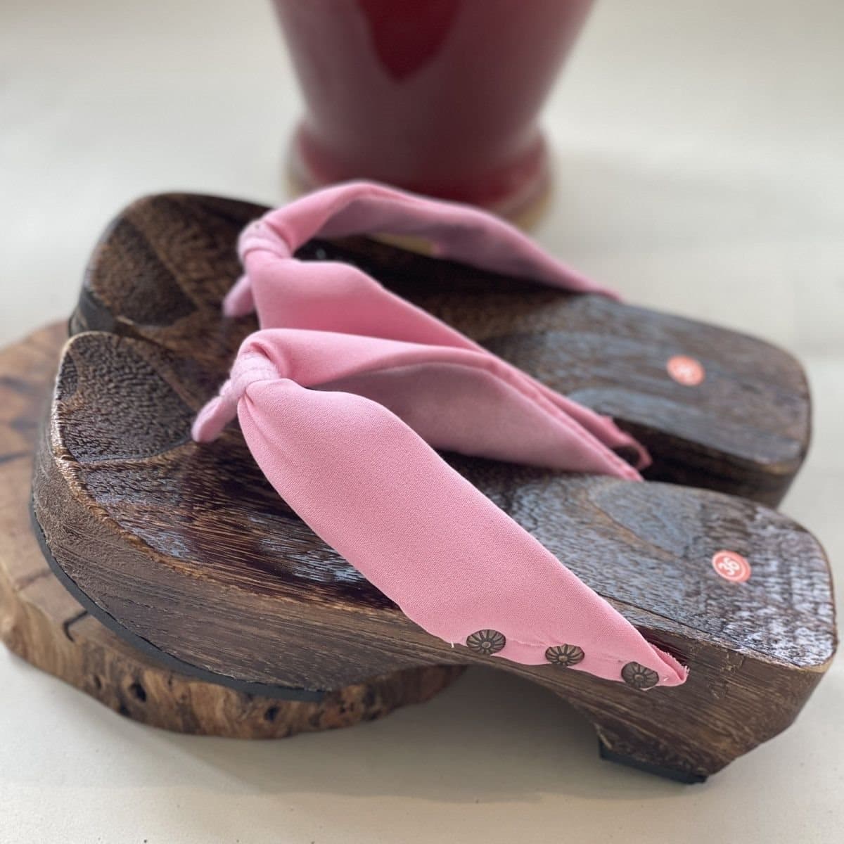 Burnt Paulownia Wood High-Heeled Flip-Flops for Women, Wooden Thong Sandals, Wooden Slippers, Free Shipping, Lightweight Home Wear