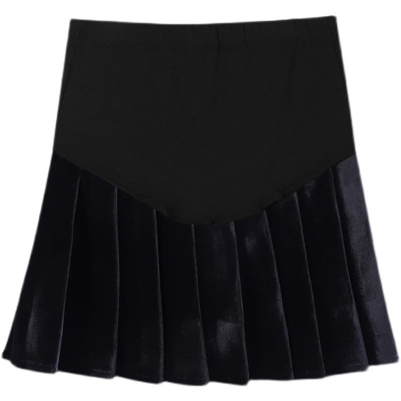 8860 Maternity Velvet Shorts