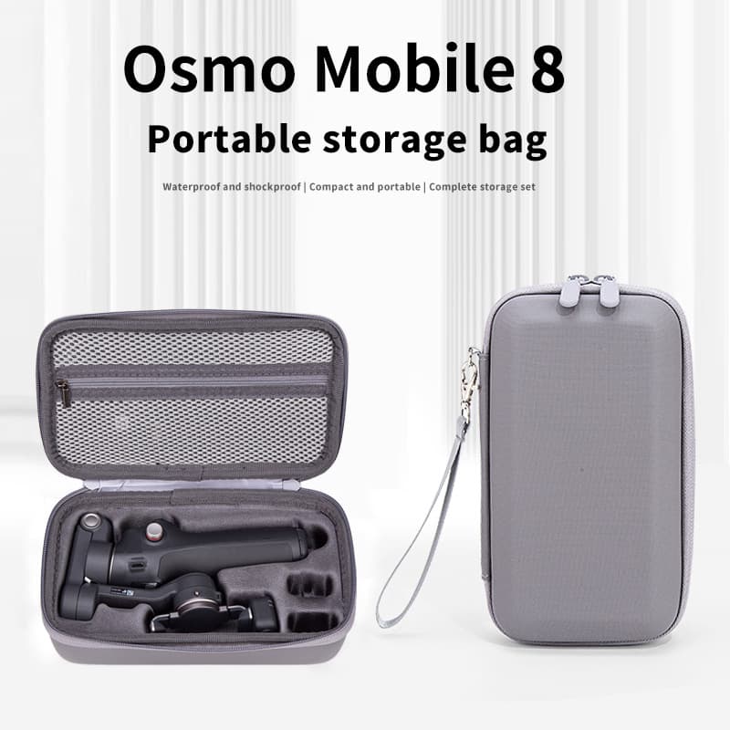 Designed for DJI Osmo Mobile 8 all-in-one handheld bag, gimbal stabilizer storage case.