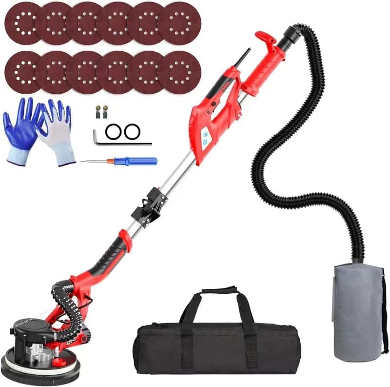 Wall Sander Putty Sanding Machine Dustless Wall Polishing Brushless Handheld Electric Ultra-Light Wall Grinding Tool