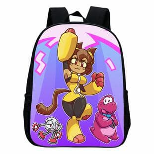 Gameoverse 12-inch Small Backpack Pink Kindergarten Backpack Children's School Bag