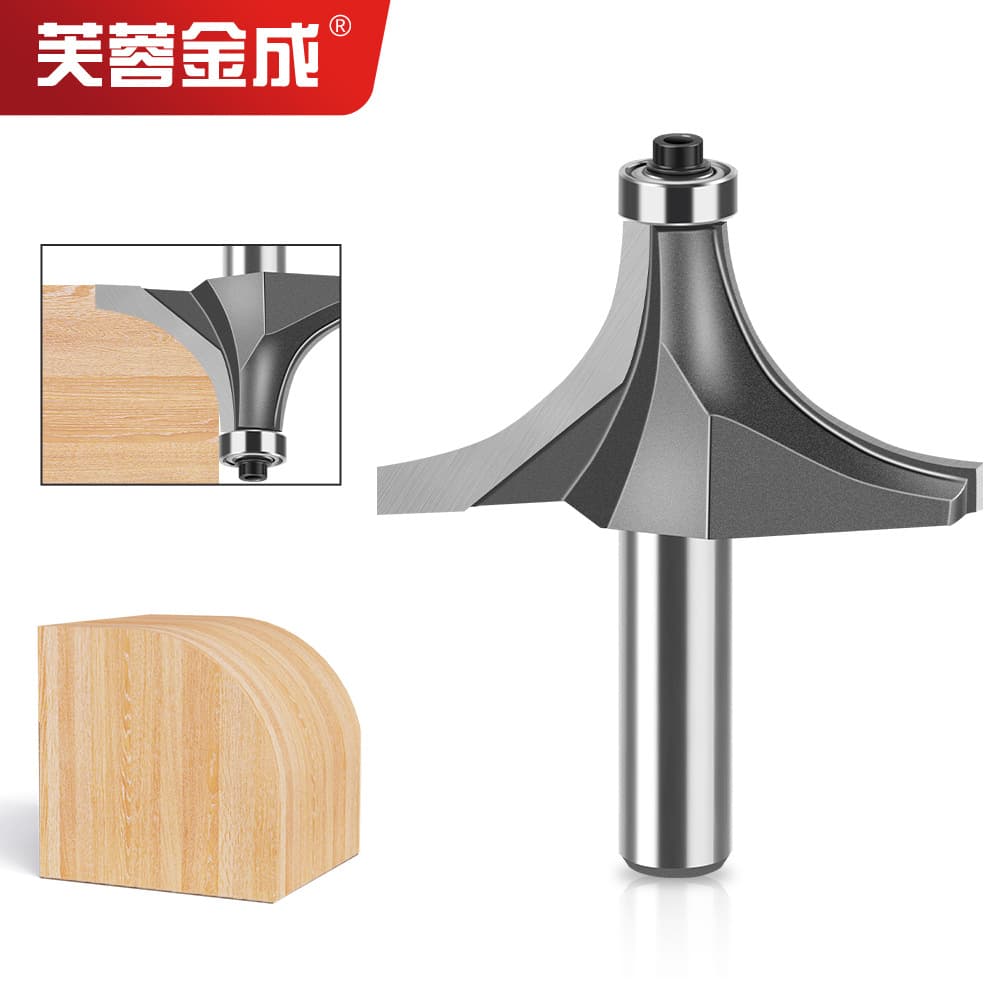 Woodworking Roundover Bit, Router Bit, Slotting Cutter, Trimmer Bit Head, R Chamfer Bit, Engraving Router Bit