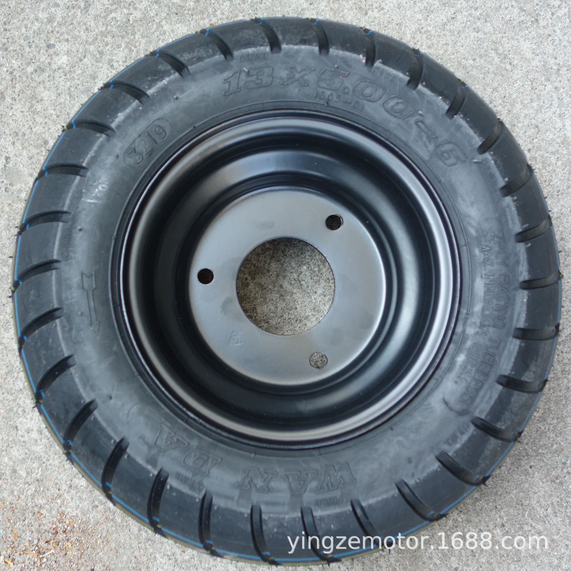 Four-wheel modified go-kart ATV beach buggy 13X5.00-6 inch road tubeless tires with rims